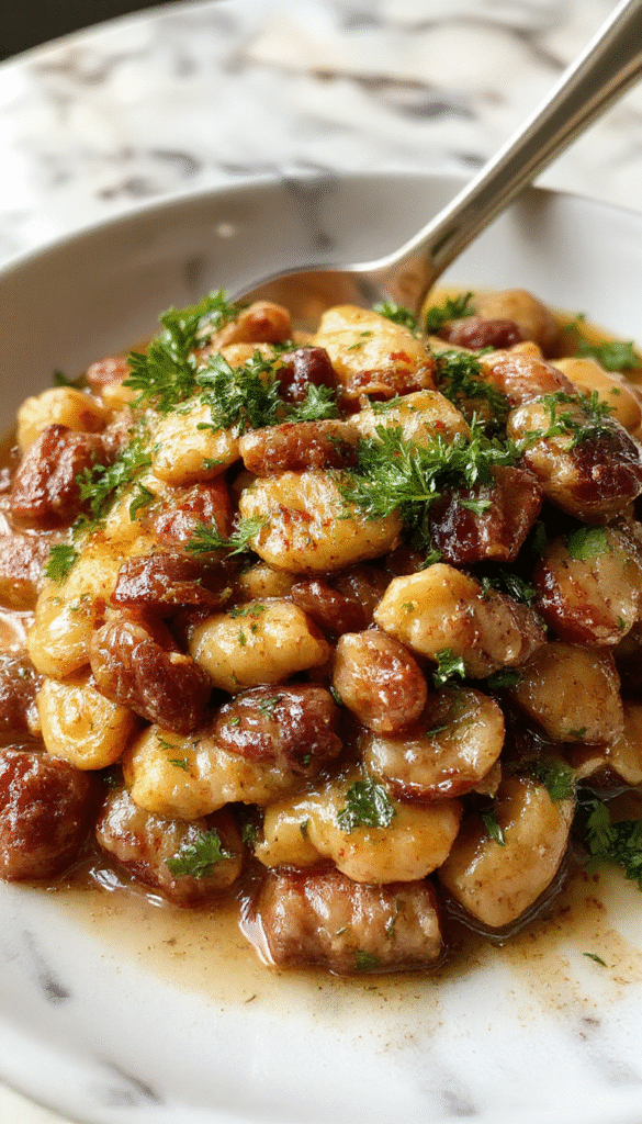 A vibrant white bowl filled with creamy tuscan butter beans garnished with fresh basil and grated Parmesan cheese, surrounded by ripe tomatoes and garlic, styled on a rustic wooden table with natural lighting, showcasing the rich textures and vivid colors of the dish.