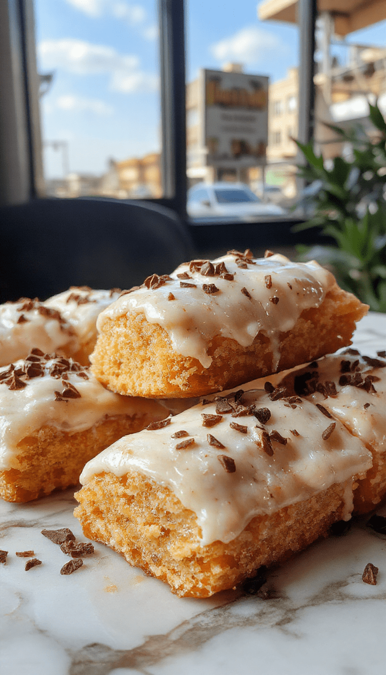 Colorful plated classic cannoli squares with crispy golden shells filled with rich creamy ricotta filling, topped with chocolate chips and powdered sugar, styled on a rustic white plate with a fork and a sprig of fresh mint.