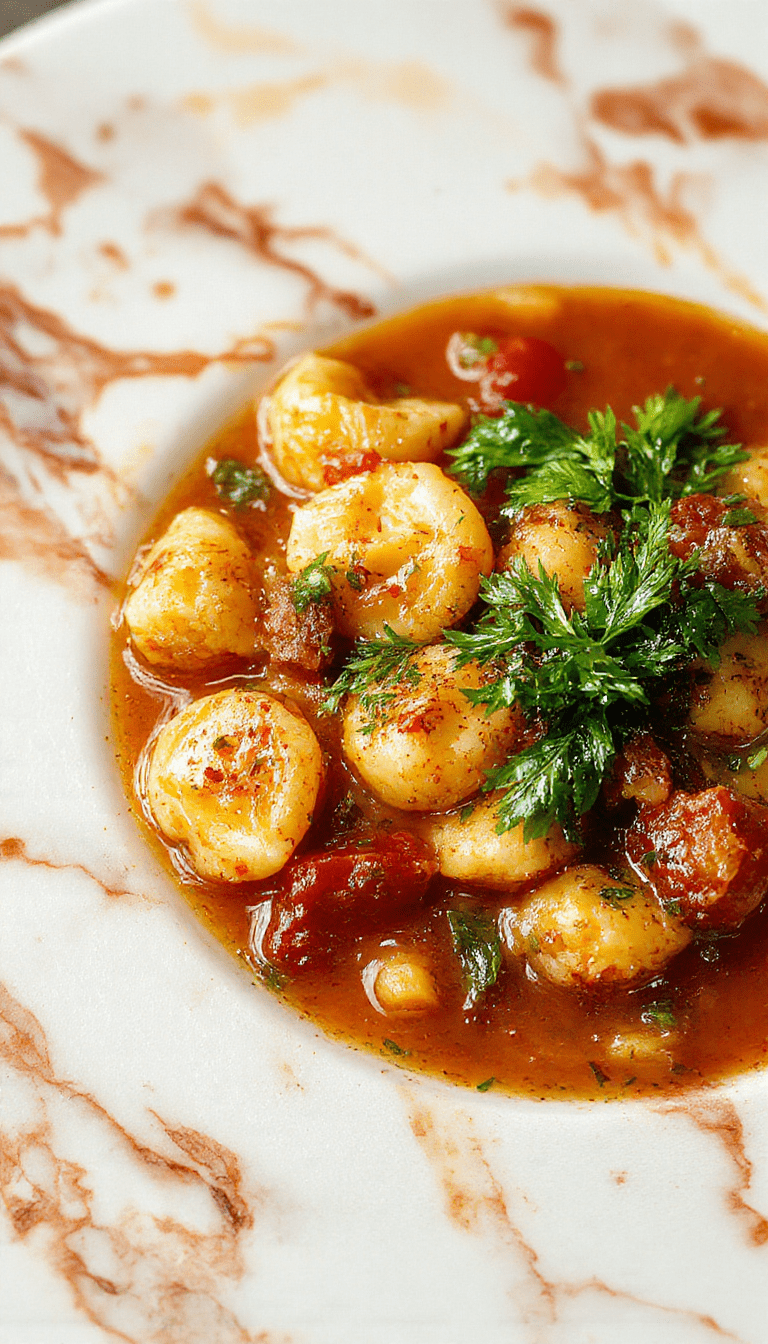 A bowl of vibrant red tomato tortellini soup garnished with fresh basil and grated cheese. The soup features plump tortellini floating in a rich tomato broth, served on a rustic ceramic plate with a side of crusty bread, styled with fresh herbs and a sprinkle of grated cheese, capturing a warm and inviting appearance.